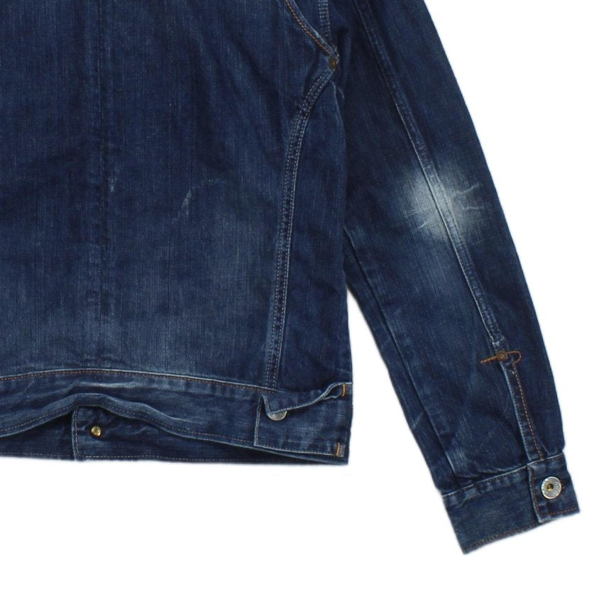 Mens New Core Denim Jacket Collared