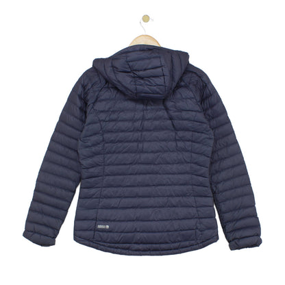 Womens Microlight Alpine Quilted Jacket Hooded Down Filled