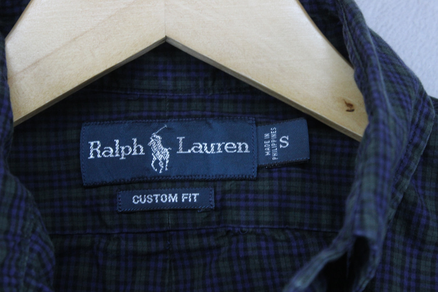 Mens Check Shirt Custom Fit Long Sleeve