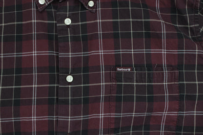 Mens Plaid Shirt Button Up Long Sleeve Tailored Fit
