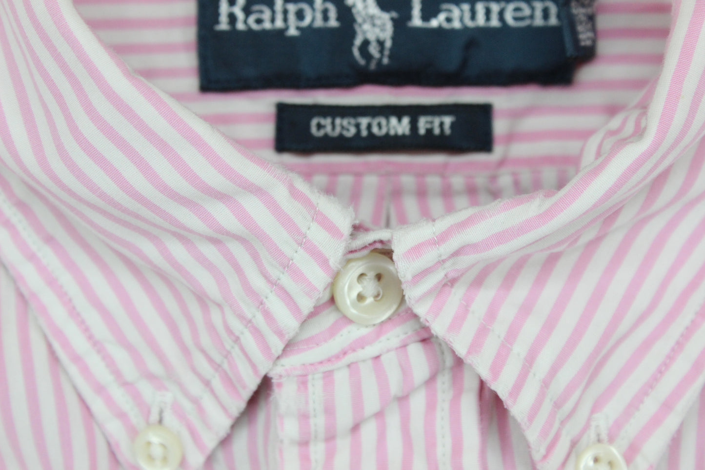 Mens Striped Shirt Short Sleeve Custom Fit