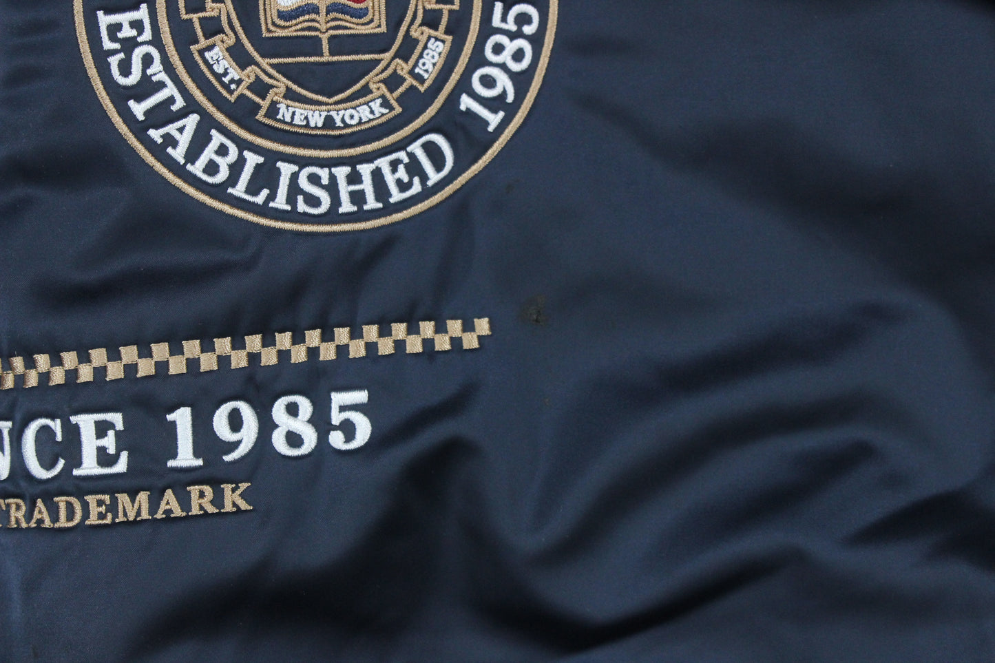 Mens Varsity Jacket Insulated Retro Embroidered