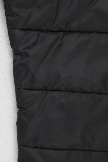 Mens Quilted Jacket Hooded Full Zip Outdoor