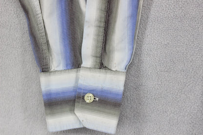 Mens Striped Shirt Long Sleeve