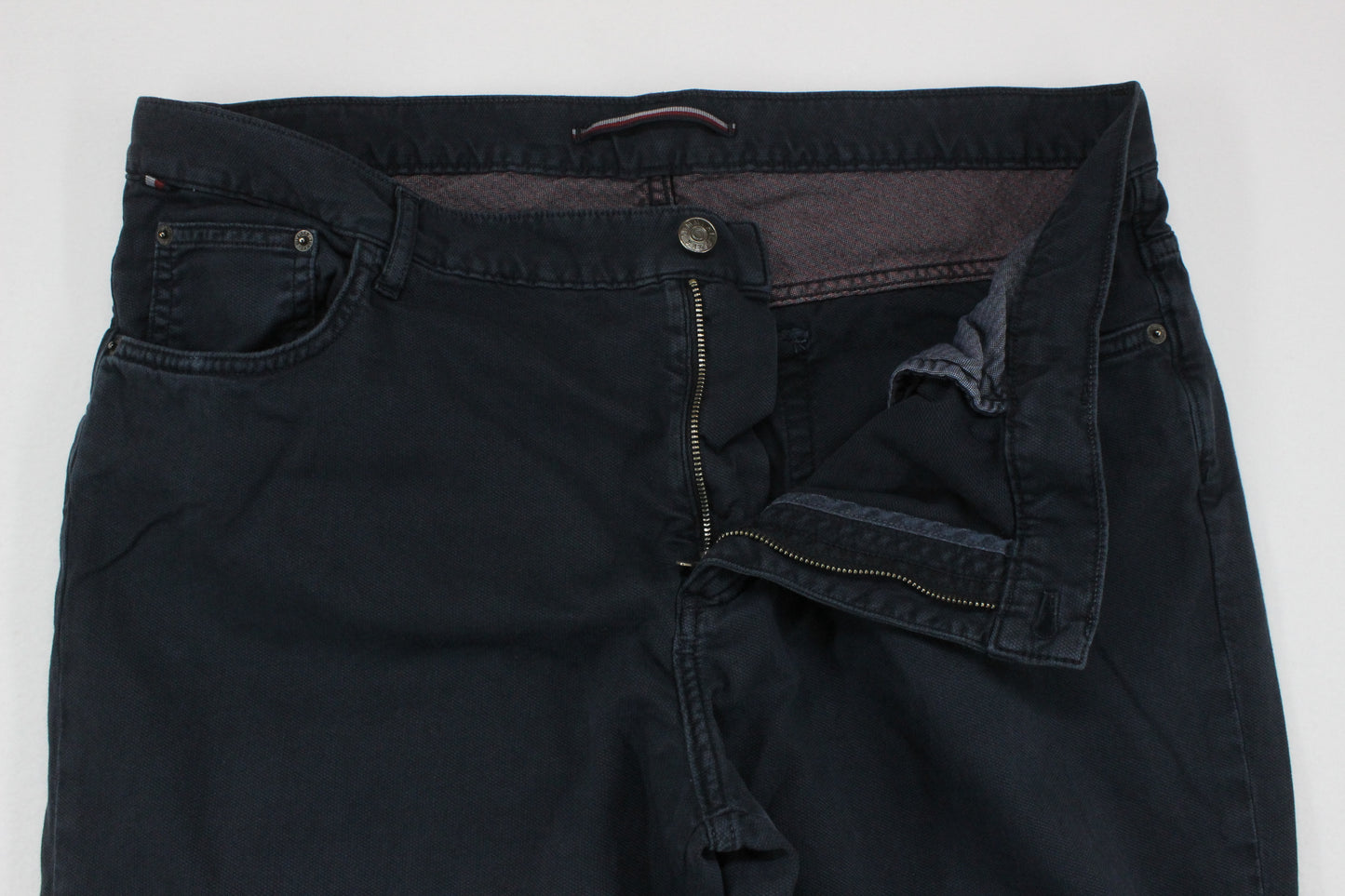 Mens Trousers Stretch Classic Straight
