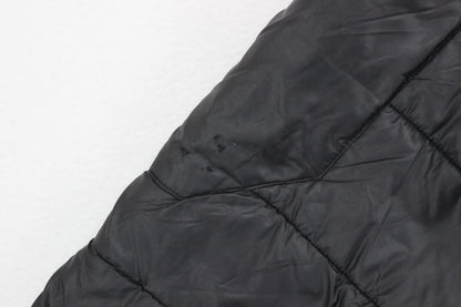 Mens Quilted Jacket Hooded Winter Outdoor
