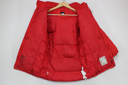 Boys Down Parka Coat Faux Fur Hooded Full Zip