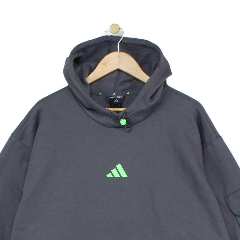 Mens Fleece Hoodie Pullover Logo