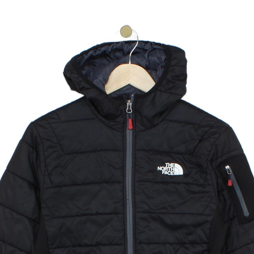 Mens Quilted Jacket Hooded Full Zip Outdoor