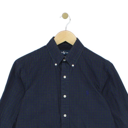 Mens Check Shirt Custom Fit Long Sleeve