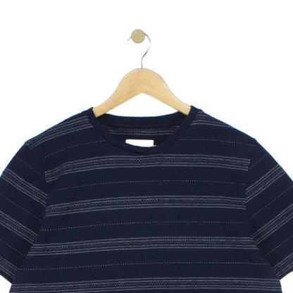 Mens Striped T-Shirt Short Sleeve Crew Neck