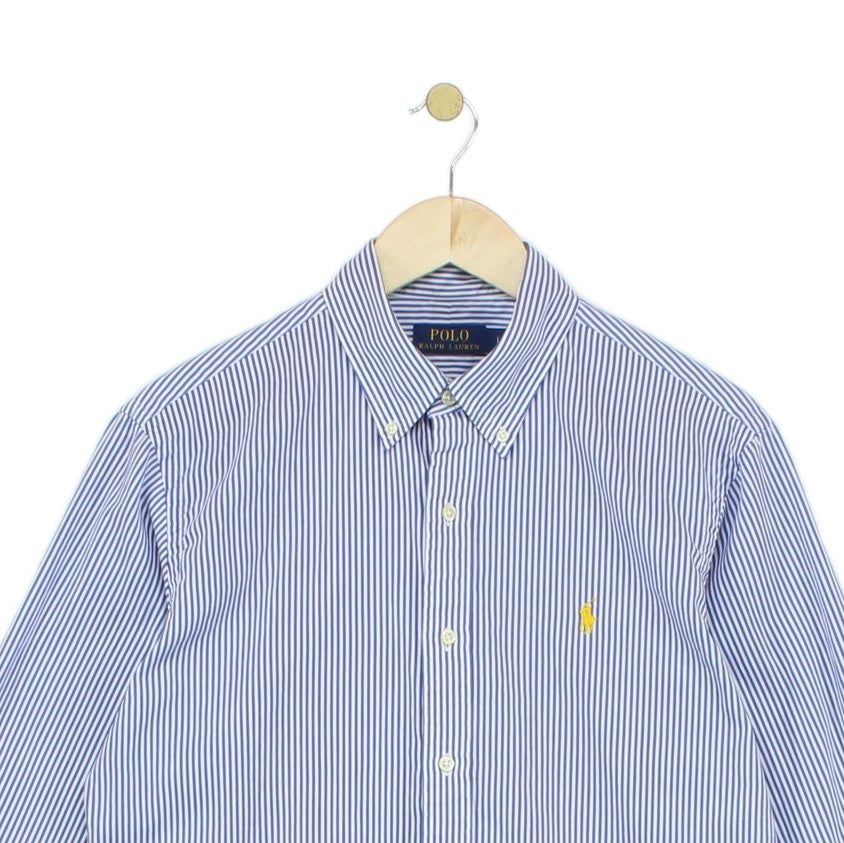 Mens Striped Shirt Button Down Classic