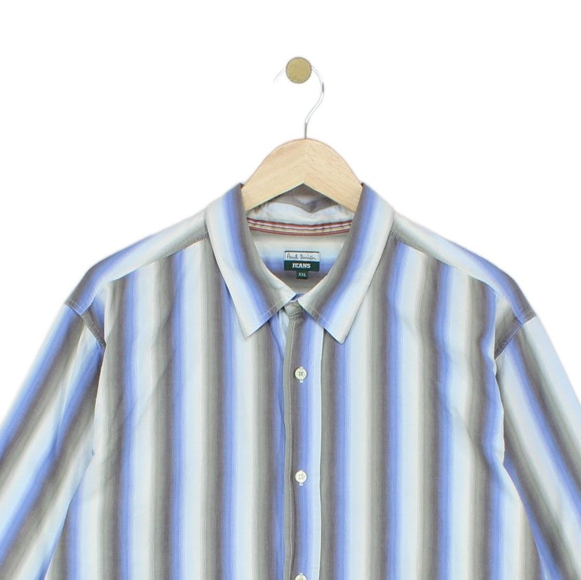 Mens Striped Shirt Long Sleeve