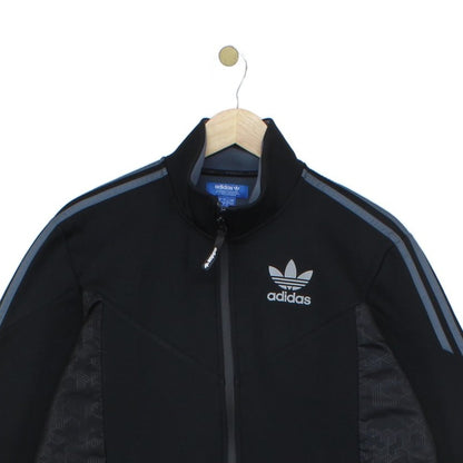 Mens Track Jacket Full Zip Fleece Logo