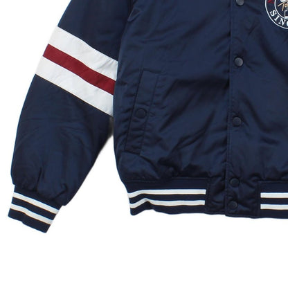 Mens Varsity Jacket Insulated Retro Embroidered