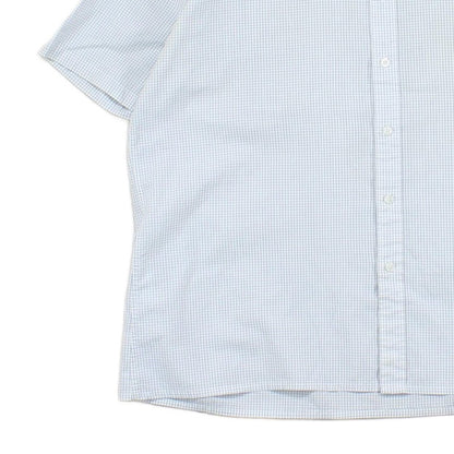 Mens Shirt Short Sleeve Check