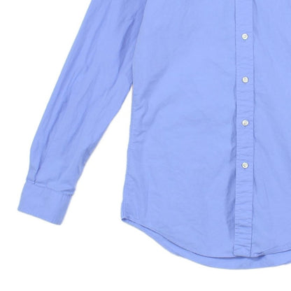Mens Shirt Stretch Slim Fit Button Down