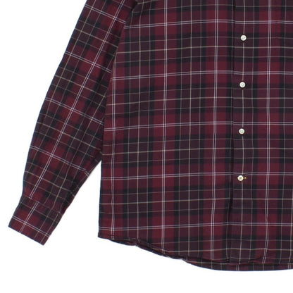 Mens Plaid Shirt Button Up Long Sleeve Tailored Fit