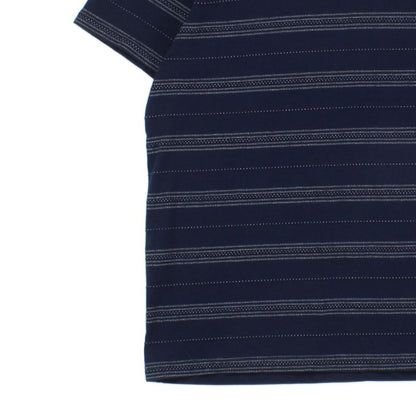 Mens Striped T-Shirt Short Sleeve Crew Neck