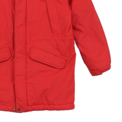 Boys Down Parka Coat Faux Fur Hooded Full Zip
