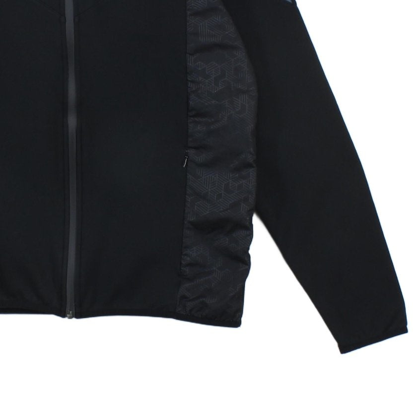 Mens Track Jacket Full Zip Fleece Logo