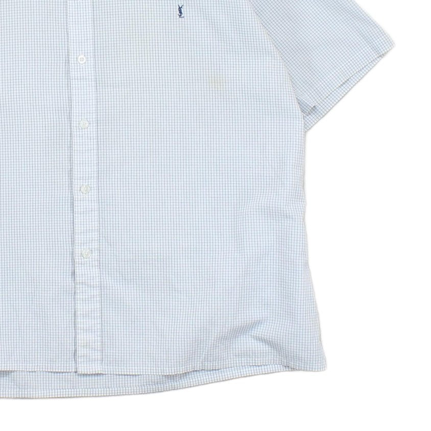 Mens Shirt Short Sleeve Check