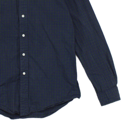 Mens Check Shirt Custom Fit Long Sleeve