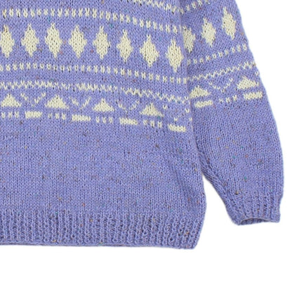 Womens Fair Isle Jumper Chunky Knit Knit