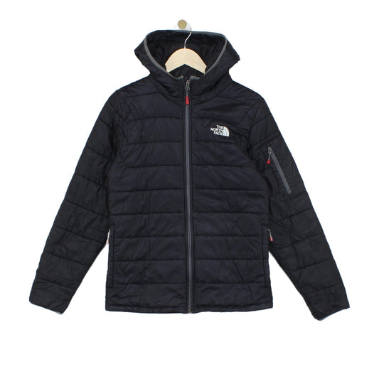 Mens Quilted Jacket Hooded Winter Outdoor