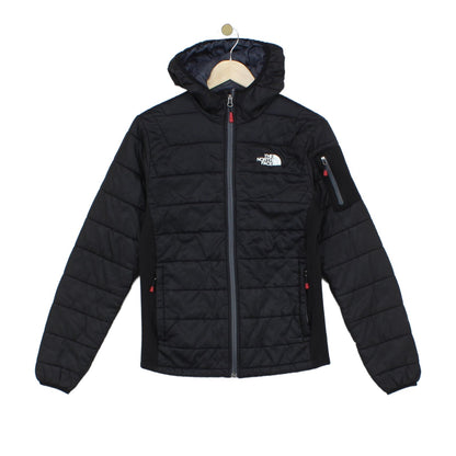 Mens Quilted Jacket Hooded Full Zip Outdoor