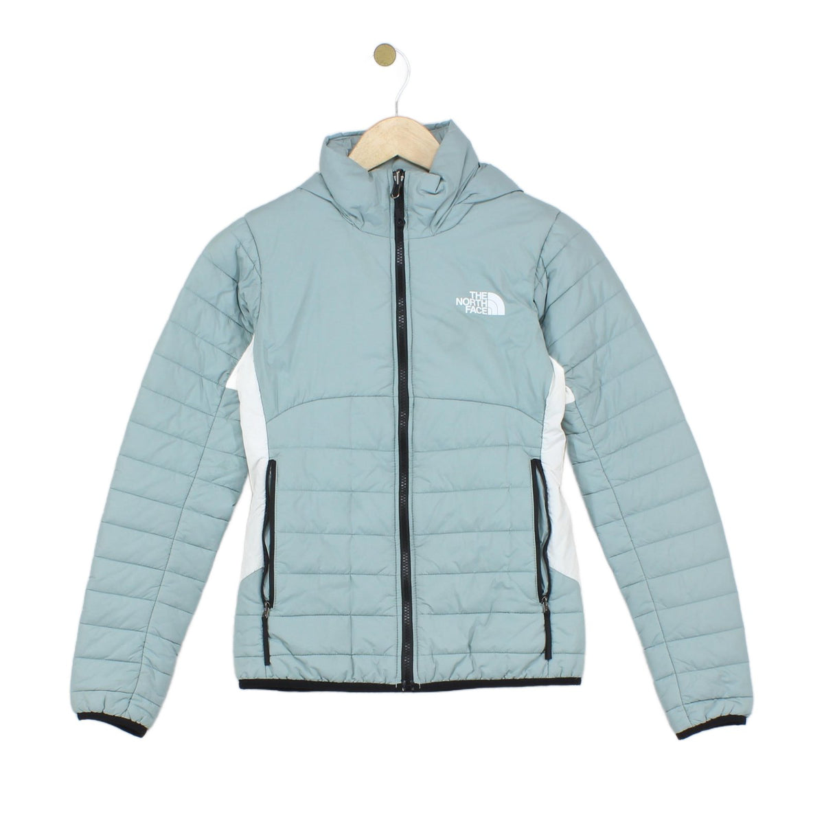Womens Quilted Jacket Hooded Full Zip Lightweight