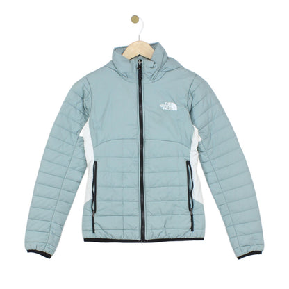 Womens Quilted Jacket Hooded Full Zip Lightweight