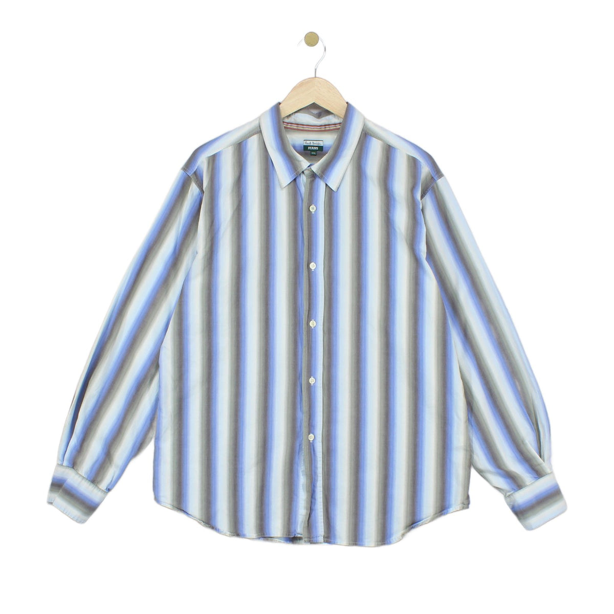 Mens Striped Shirt Long Sleeve