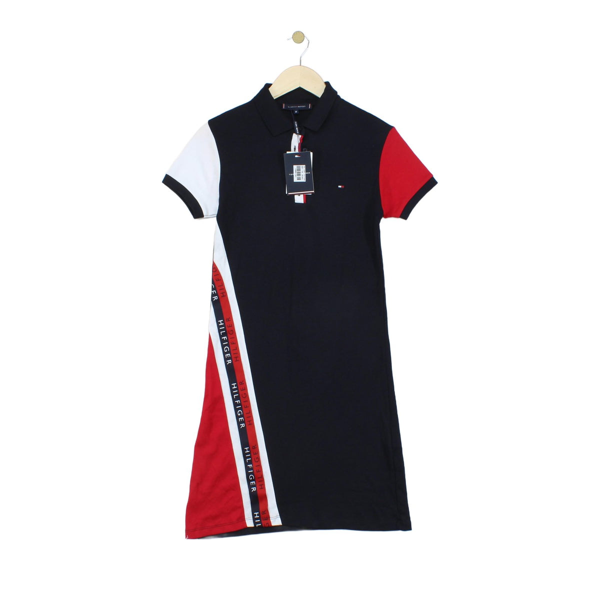 Womens Polo Shirt Dress Short Sleeve Stretch