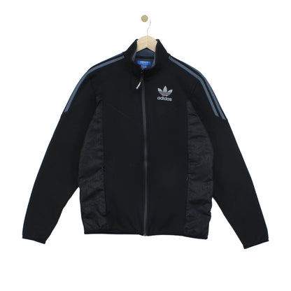 Mens Track Jacket Full Zip Fleece Logo