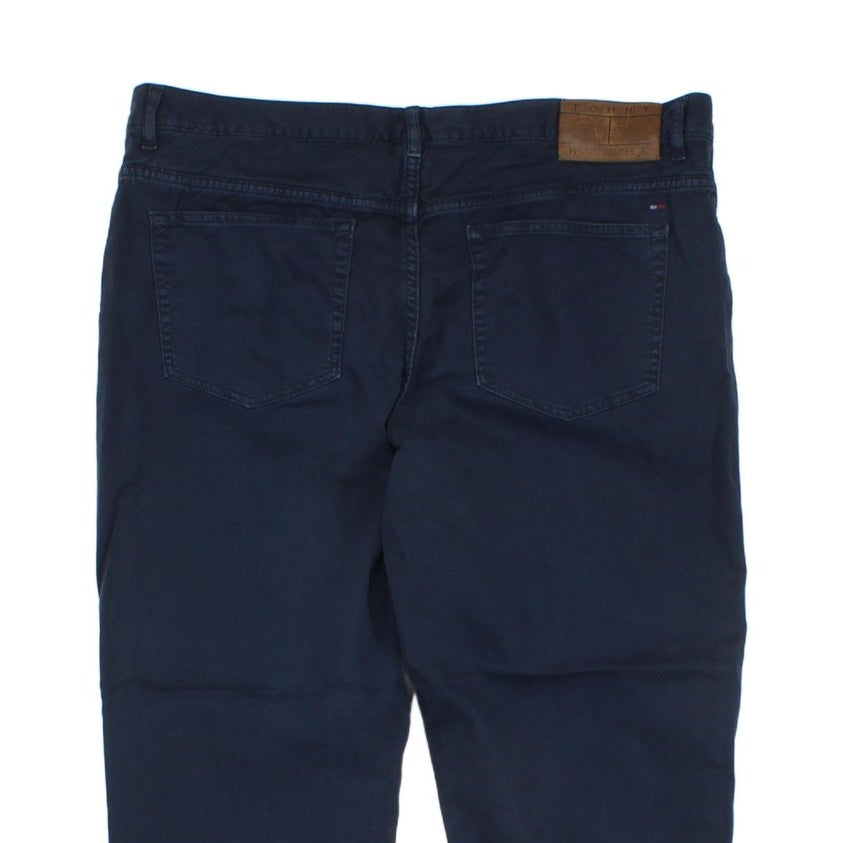 Mens Trousers Stretch Classic Straight