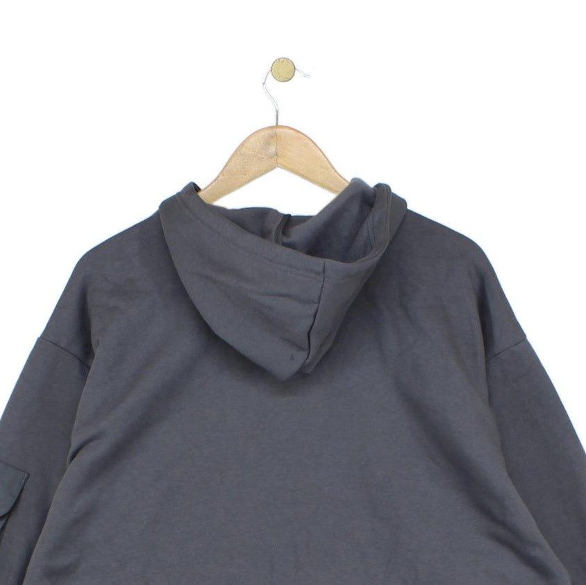Mens Fleece Hoodie Pullover Logo