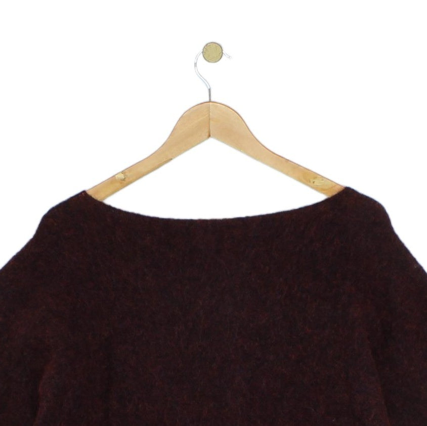 Womens Mohair Jumper Made In Italy Winter Oversized