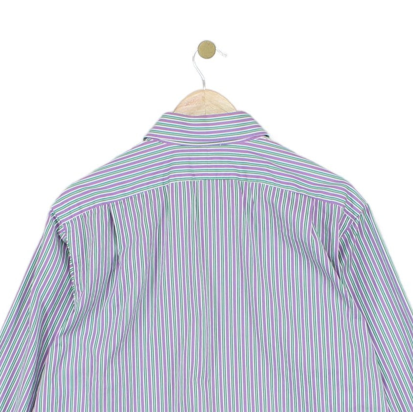 Mens Striped Shirt Classic Fit