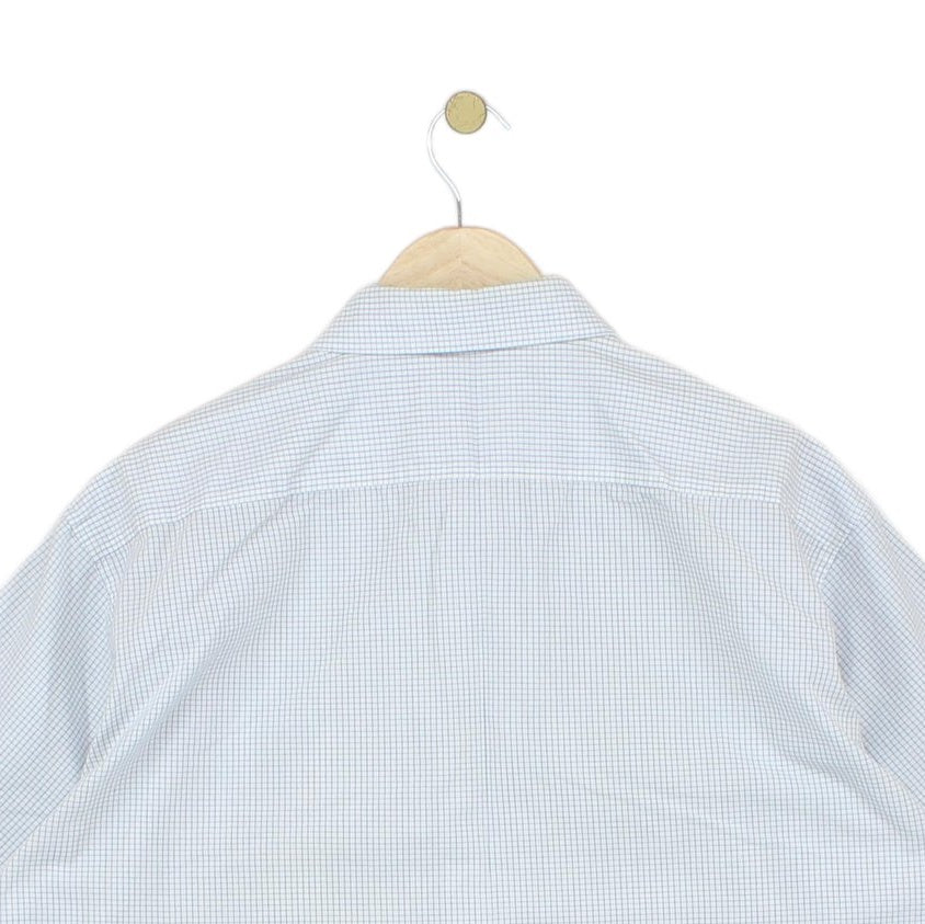 Mens Shirt Short Sleeve Check