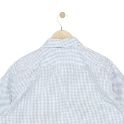 Mens Shirt Short Sleeve Check