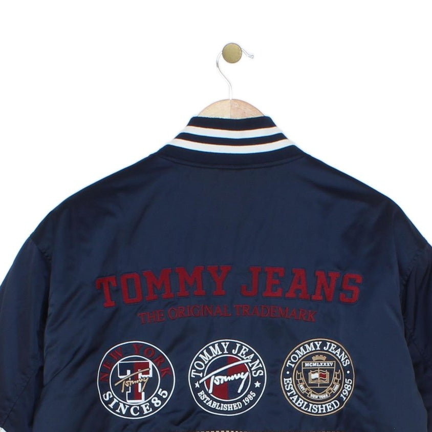 Mens Varsity Jacket Insulated Retro Embroidered