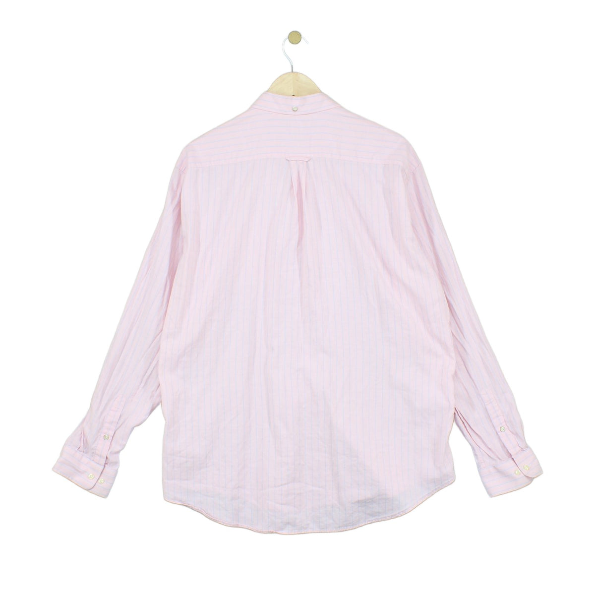 Mens Oxford Shirt Regular Fit Button Up Striped