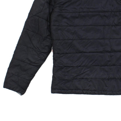 Mens Quilted Jacket Hooded Winter Outdoor