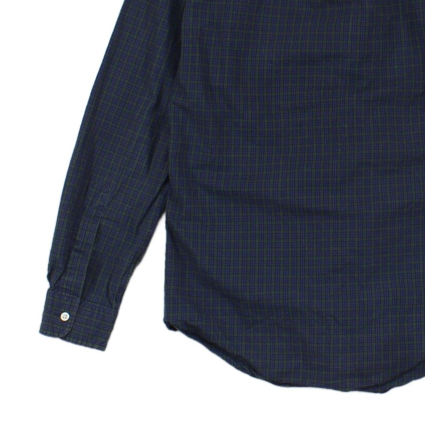 Mens Check Shirt Custom Fit Long Sleeve