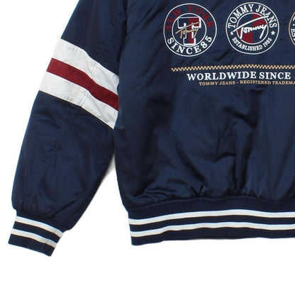 Mens Varsity Jacket Insulated Retro Embroidered