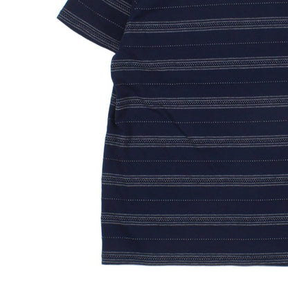 Mens Striped T-Shirt Short Sleeve Crew Neck