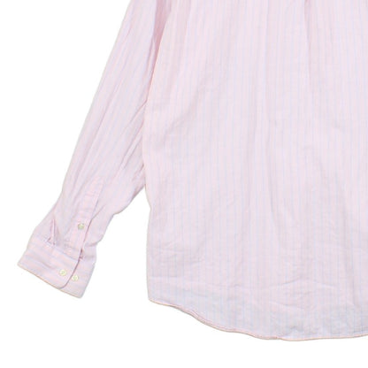 Mens Oxford Shirt Regular Fit Button Up Striped