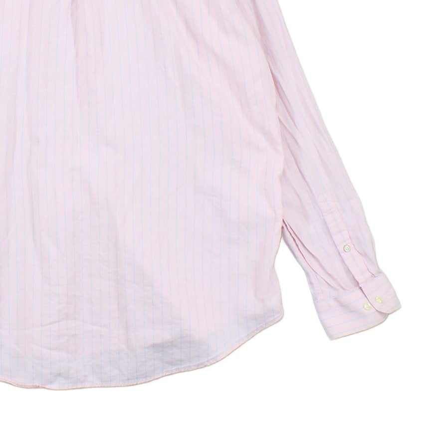 Mens Oxford Shirt Regular Fit Button Up Striped