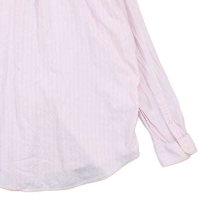 Mens Oxford Shirt Regular Fit Button Up Striped